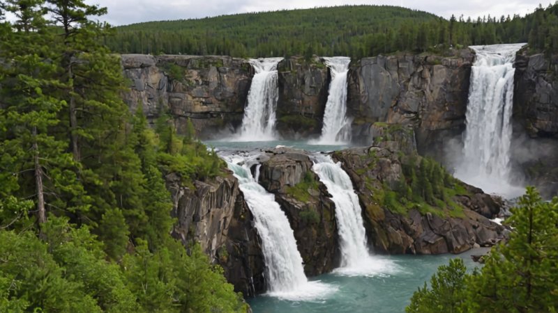 naturunderverk, vattenfall, glaciärer, vandring i Sverige, nationalparker, resor i Sverige