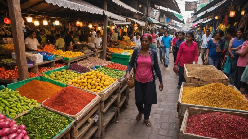 lokala marknader, matkultur, resor, autentiska upplevelser, kulinarisk turism