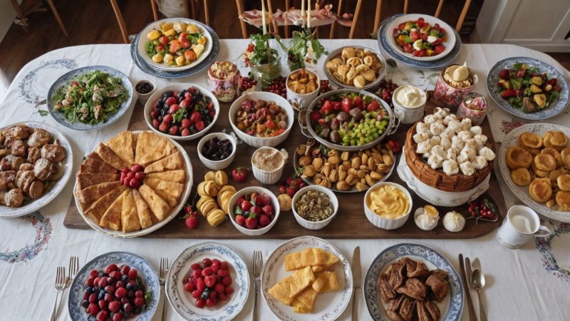 svenska traditionella rätter, festliga tillfällen, kulturell betydelse, julbord, påskbord, midsommarmat, regionala specialiteter