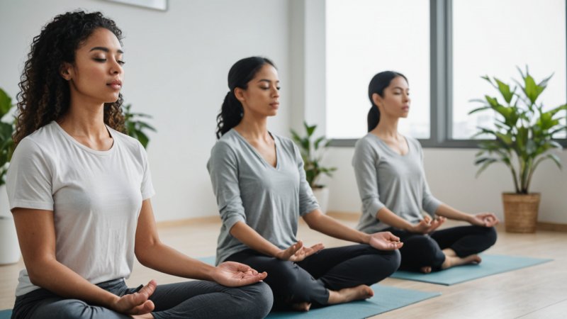 stresshantering, mindfulness, meditation, arbetsplatsvälbefinnande, produktivitet, mental hälsa, anställdas välbefinnande