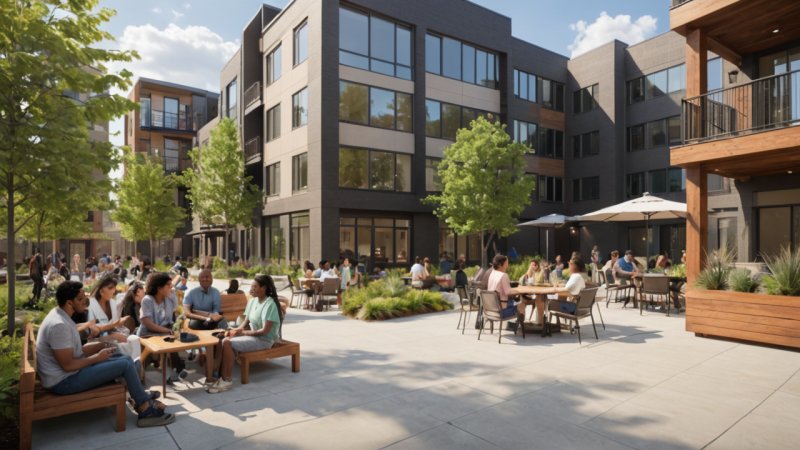 tillgängliga bostäder, gemensamma utrymmen, inkludering, design, social interaktion, välbefinnande