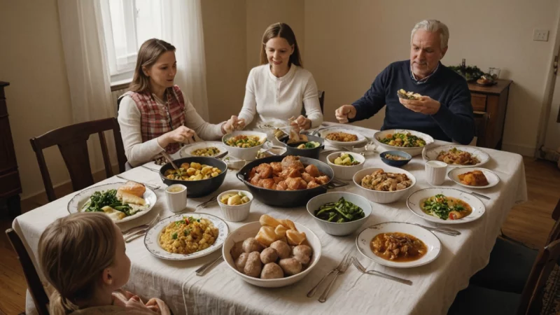 mat identitet, kulturella traditioner, familjemåltider, globalisering, hälsa och välbefinnande, kulinariskt arv