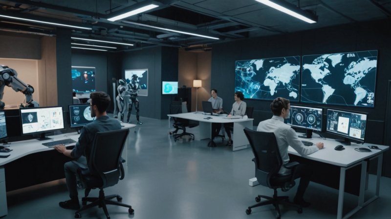 AI, framtidens jobb, automatisering, arbetsmarknadsutveckling, kompetensutbildning