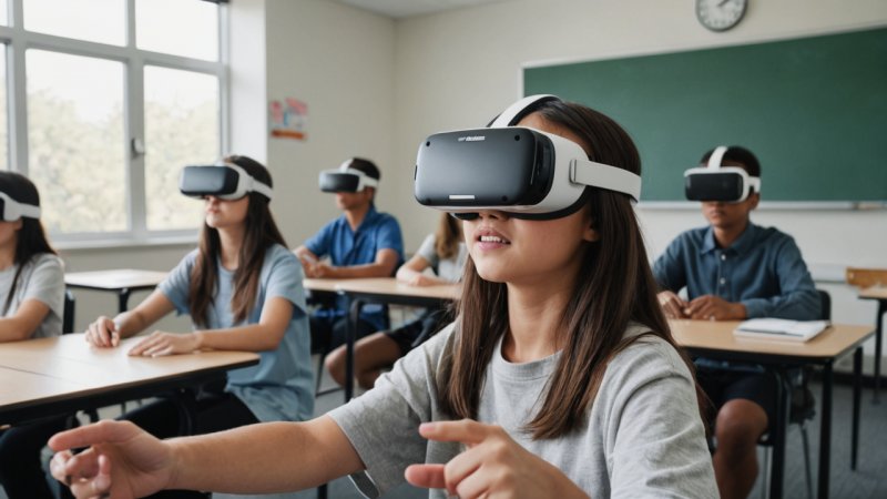 virtuell verklighet, utbildning, immersivt lärande, teknik i utbildning, framtiden för utbildning