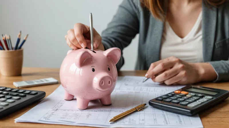 ekonomisk buffert, besparingar, budgetering, ekonomisk planering, oväntade utgifter