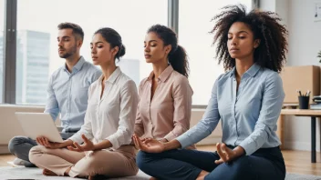 stresshantering, arbetsplats, produktivitet, mindfulness, avslappningstekniker