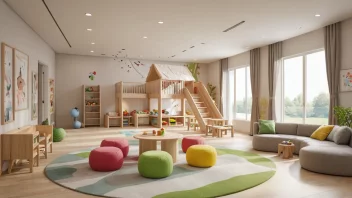 barnvänliga miljöer, säkerhet i lek, inomhuslekområden, utomhuslekplatser, kreativa utrymmen för barn