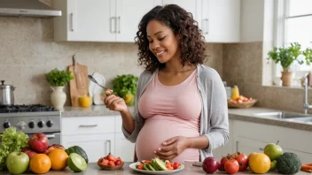 hälsosam kost under graviditet, viktiga näringsämnen, måltidsplanering, livsmedel att undvika, kostråd under graviditet