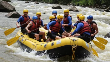 äventyrshelg, forsränning, bergsklättring, utomhusaktiviteter, spänning