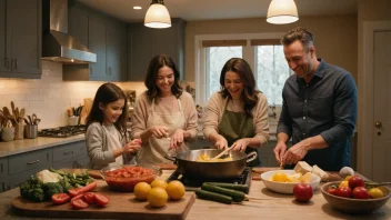 familjematlagning, familjeaktivitet, laga mat tillsammans, recept, samhörighet, kökskul