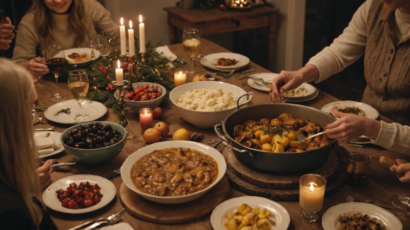 mat, högtider, gemenskap, traditioner, familj, svensk matlagning