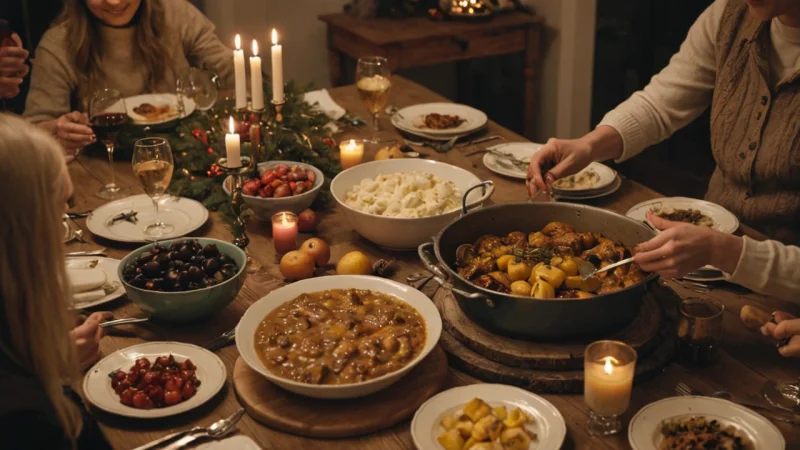 mat, högtider, gemenskap, traditioner, familj, svensk matlagning