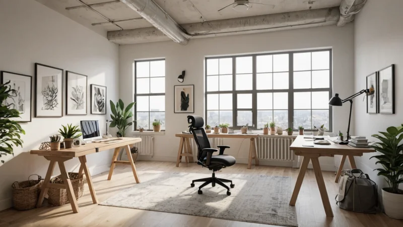 kreativ arbetsplats, produktivitet, inspiration, kontorsdesign, arbetsplatstips